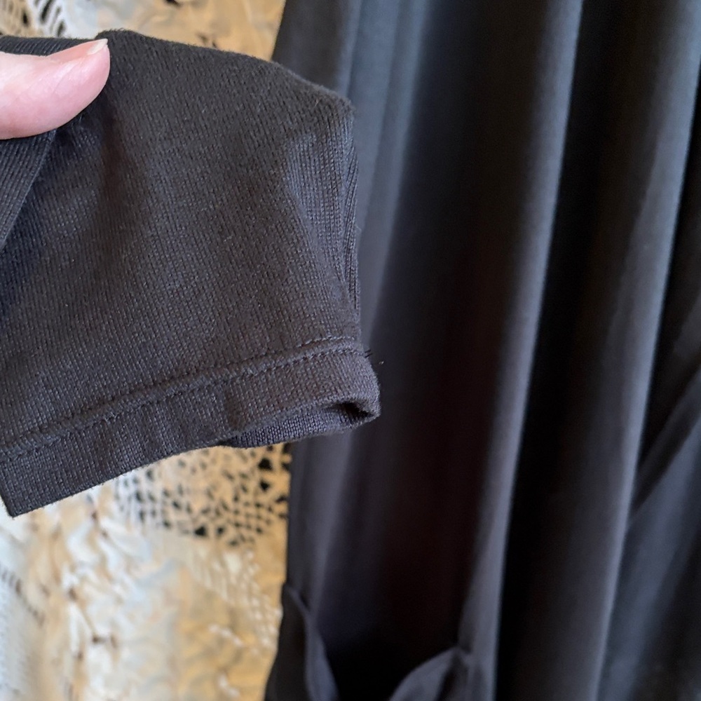 32 Degrees Long Black Women's Cardigan NWOT Size L/XL - Picture 6 of 7
